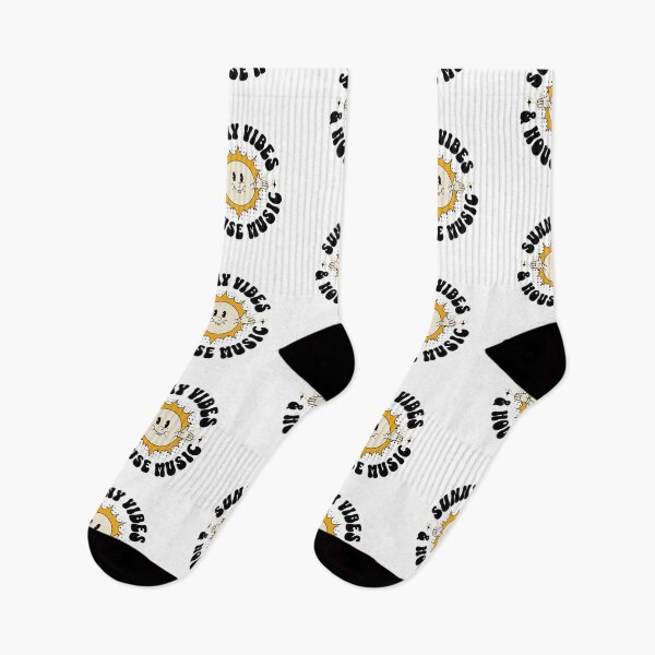 Item preview, HOUSE MUSIC  - Sunny Vibes (black) designed and sold by Discothreadz.