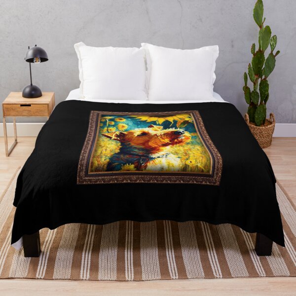 Item preview, Lakeland Terrier Sunflower Painting Adorable Dog designed and sold by rafaeltto.