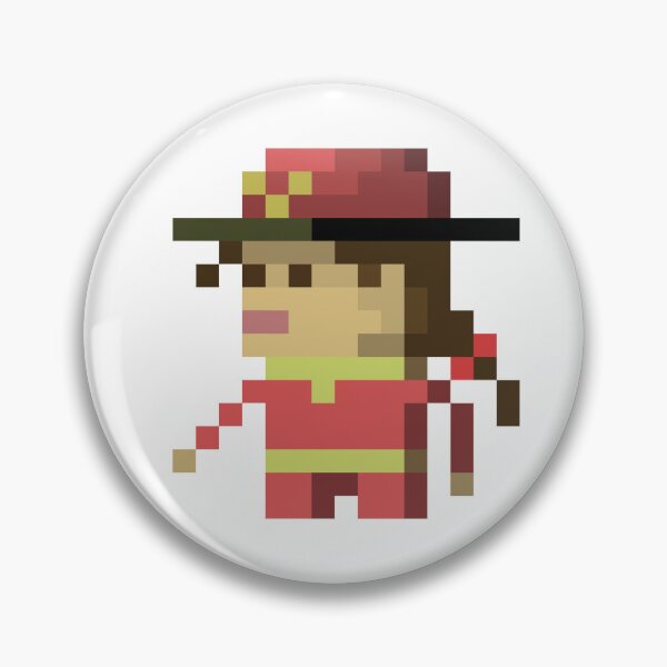 Item preview, Pixel Art Firelady Print | Female Firefighter Art designed and sold by anycolorart.