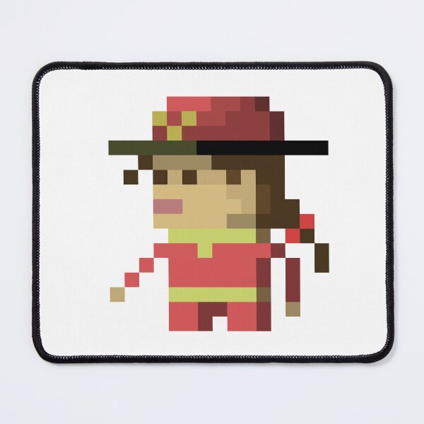 Item preview, Pixel Art Firelady Print | Female Firefighter Art designed and sold by anycolorart.