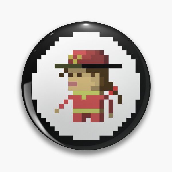 Item preview, Female Firefighter Pixel Art Print | Firelady Gift designed and sold by anycolorart.