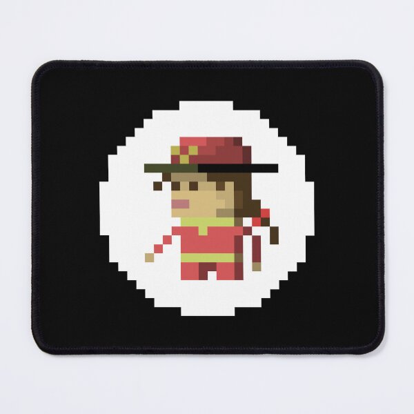 Item preview, Female Firefighter Pixel Art Print | Firelady Gift designed and sold by anycolorart.