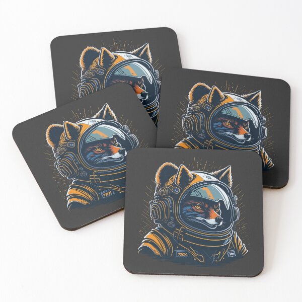 Item preview, Retro Space Fox designed and sold by ArcticWolf-Art.