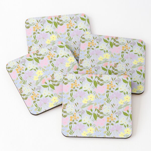 Item preview, Copy of Florals - soft blue designed and sold by PrettywithColor.