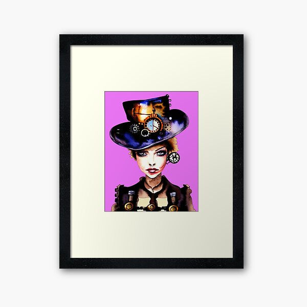Aperçu de l'œuvre femme steampunk créée et vendue par aipaint.