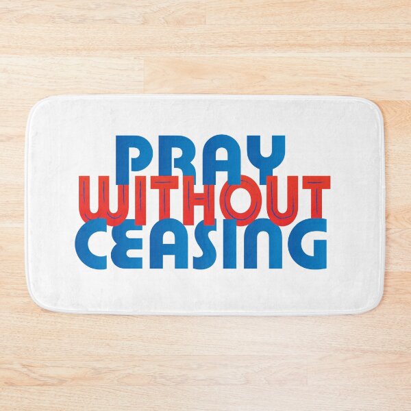 Item preview, Pray without ceasing T-shirt, sticker, Scarves, pad and logo designed and sold by Billium Halder.