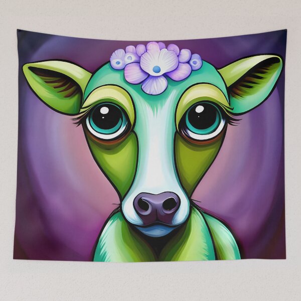 Item preview, Udderly Adorable: Whimsical Cow Design for Your Home Decor designed and sold by CraftyAnimal.