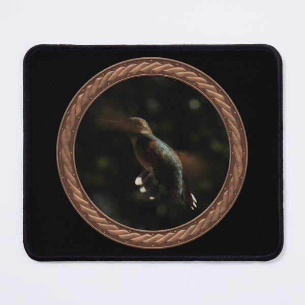 Item preview, Ruby-Throated Hummingbird Photography in Celtic Circle Frame 2 designed and sold by Swabcraft.
