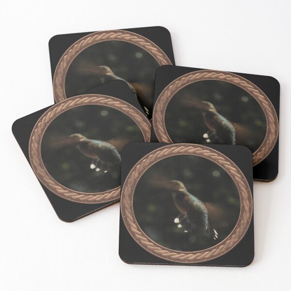Item preview, Ruby-Throated Hummingbird Photography in Celtic Circle Frame 2 designed and sold by Swabcraft.