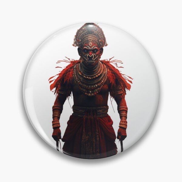 Item preview, theyyam in forest cinematic folklore 8k designed and sold by Richstd.