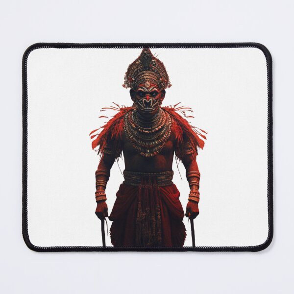 Item preview, theyyam in forest cinematic folklore 8k designed and sold by Richstd.