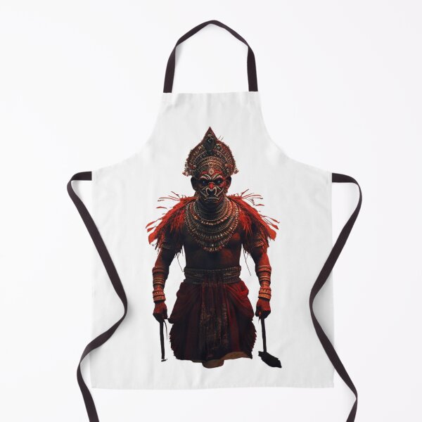 Item preview, theyyam in forest cinematic folklore 8k designed and sold by Richstd.