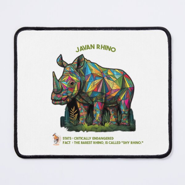 Item preview, Javan Rhino designed and sold by RooArtistry.
