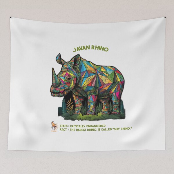 Item preview, Javan Rhino designed and sold by RooArtistry.