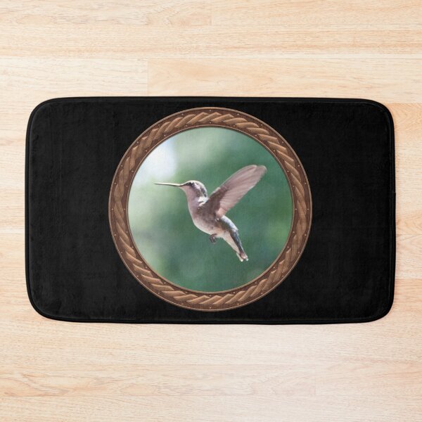 Item preview, Ruby-Throated Hummingbird Photography in Celtic Circle Frame 3 designed and sold by Swabcraft.