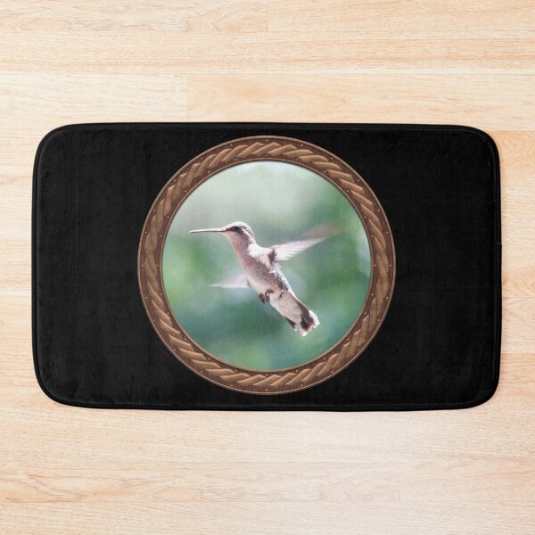 Item preview, Ruby-Throated Hummingbird Photography in Celtic Circle Frame 4 designed and sold by Swabcraft.