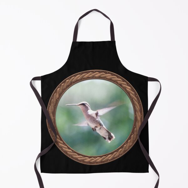 Item preview, Ruby-Throated Hummingbird Photography in Celtic Circle Frame 4 designed and sold by Swabcraft.