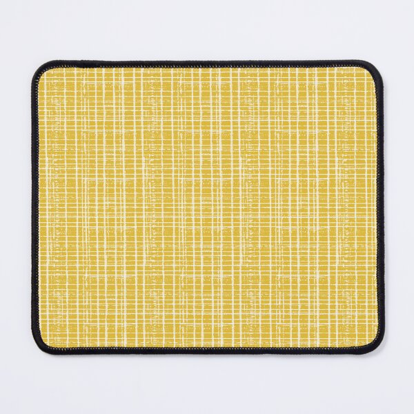 Item preview, Slubbed Check - white on yellow designed and sold by ncxadair.