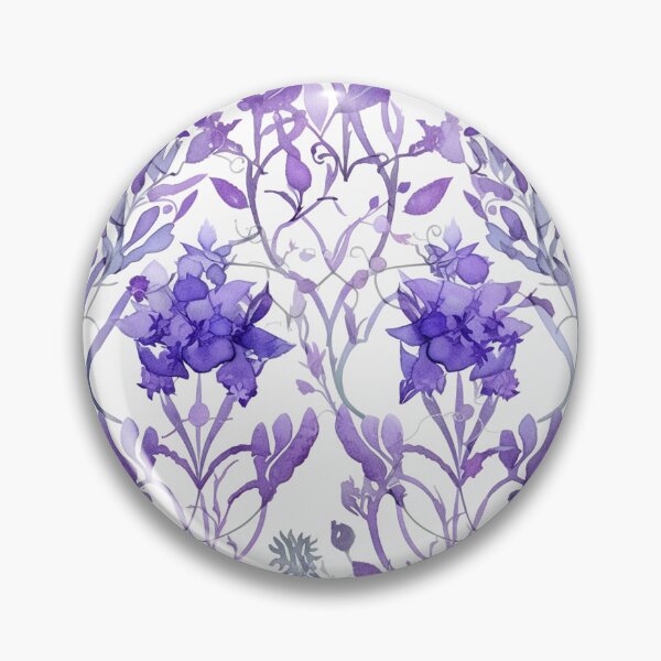 Item preview, Purple Lavender Watercolor Floral Patterns designed and sold by PatternPlayAU.