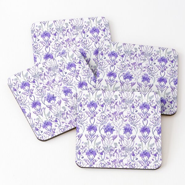 Item preview, Purple Lavender Watercolor Floral Patterns designed and sold by PatternPlayAU.