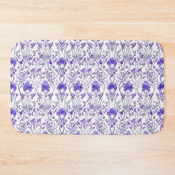Item preview, Purple Lavender Watercolor Floral Patterns designed and sold by PatternPlayAU.
