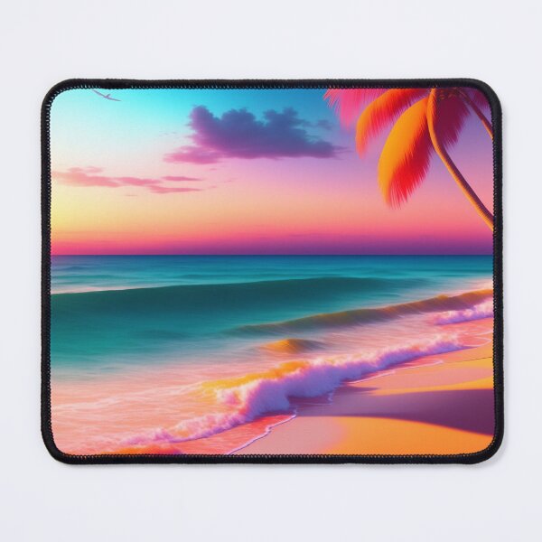 Item preview, Beach Landscape Ai Art designed and sold by typoinspired.