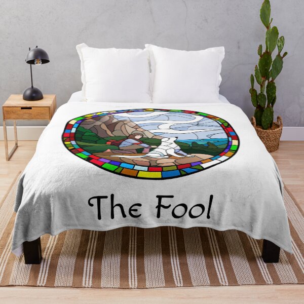Item preview, Major Arcana The Fool - Stained Glass Design for T-shirt, stickers and other accessories designed and sold by Pixel Waite.