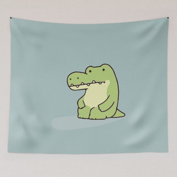 Item preview, Cute lonely Croc designed and sold by InkStation24.