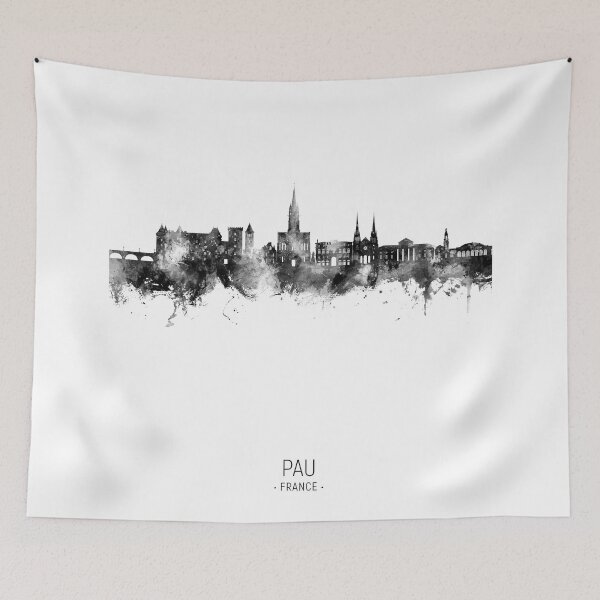 Item preview, Pau France Skyline designed and sold by ArtPrints.