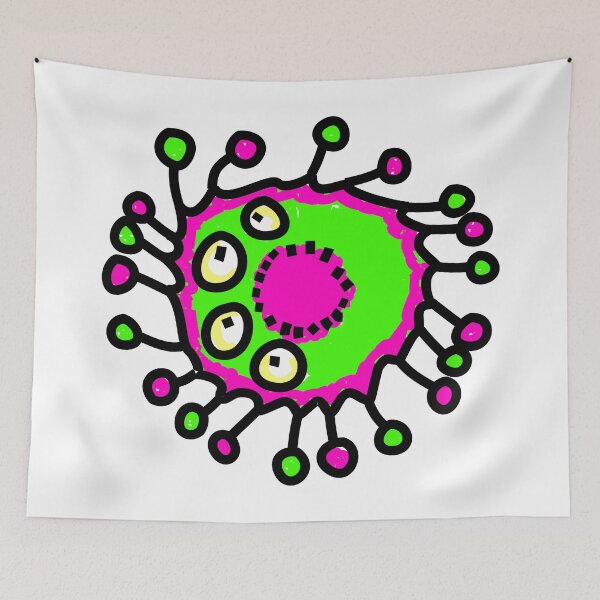 Item preview, Bacteria Doodle designed and sold by Prawny.