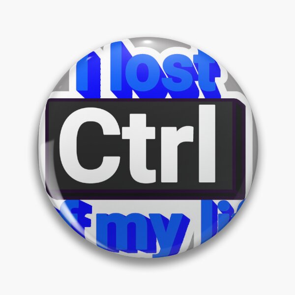 Item preview, I lost control Sticker designed and sold by KacysStickers.
