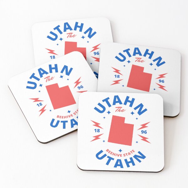 Item preview, Utahn - UT Map - Utah State Flag designed and sold by Ranggasme.