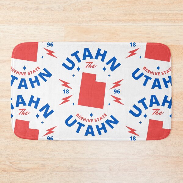 Item preview, Utahn - UT Map - Utah State Flag designed and sold by Ranggasme.