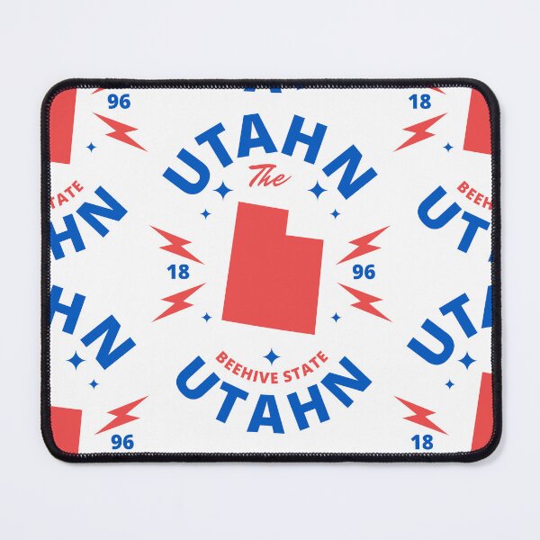 Item preview, Utahn - UT Map - Utah State Flag designed and sold by Ranggasme.