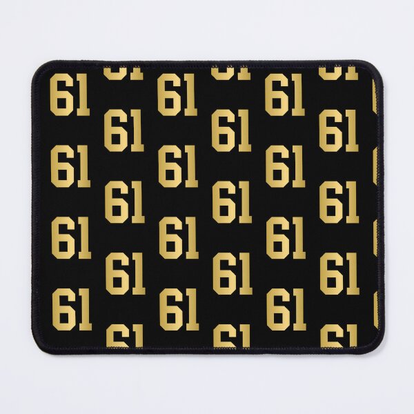 Item preview, Golden Number 61 - Sports Numbers  designed and sold by NECHSTORE.