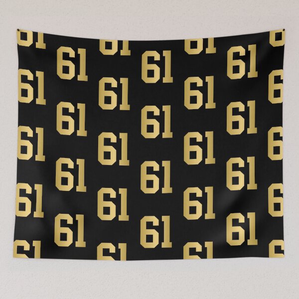Item preview, Golden Number 61 - Sports Numbers  designed and sold by NECHSTORE.