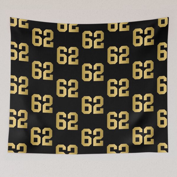 Item preview, Golden Number 62 - Sports Numbers  designed and sold by NECHSTORE.