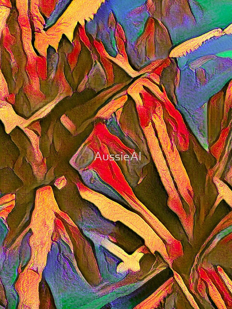 Thumbnail 5 of 5, iPhone Case, Multi-Colour Abstract designed and sold by AussieAl.