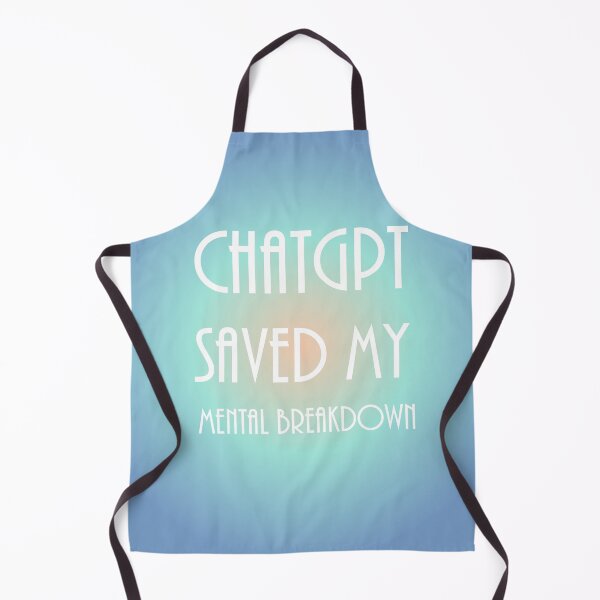Item preview, AI and ChatGPT is my Hear for Apricot mental breakdown designed and sold by TechsQuickArt.