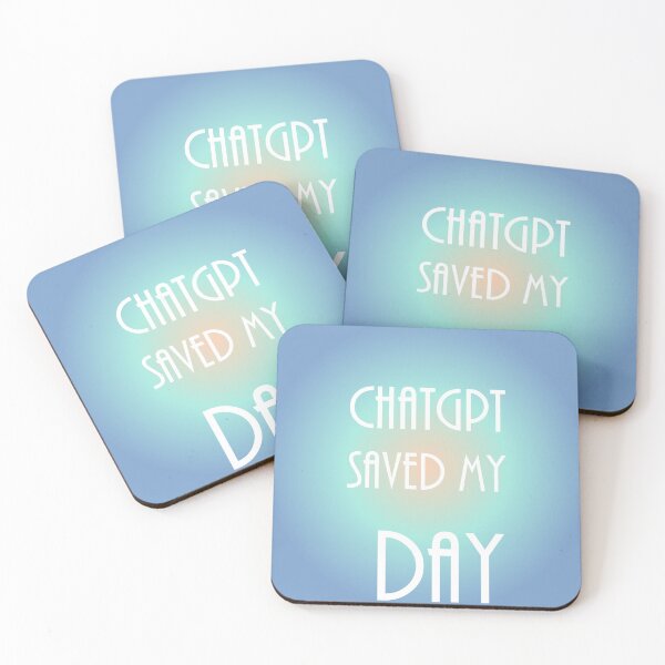 Item preview, AI and ChatGPT is my Hear for Dark Pastel Blue  day designed and sold by TechsQuickArt.