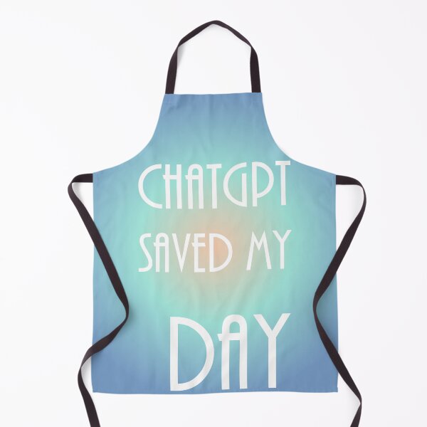 Item preview, AI and ChatGPT is my Hear for Dark Pastel Blue day designed and sold by TechsQuickArt.