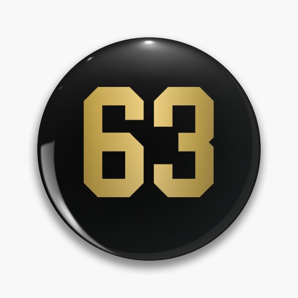 Item preview, Golden Number 63 - Sports Numbers  designed and sold by NECHSTORE.