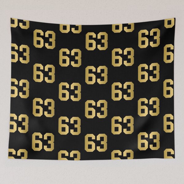 Item preview, Golden Number 63 - Sports Numbers  designed and sold by NECHSTORE.