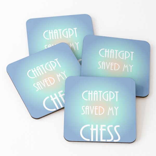 Item preview, AI and ChatGPT is my Hear for Chess designed and sold by TechsQuickArt.