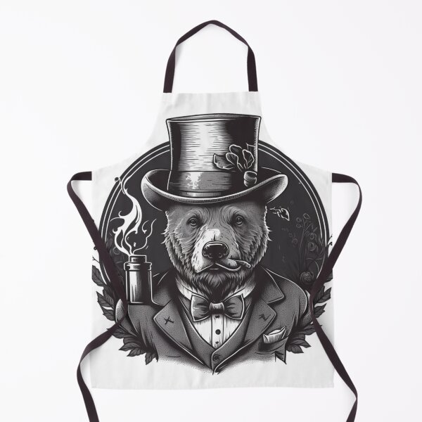 Item preview, an old tattoo-style graphic of a bear in a top hat designed and sold by Richstd.