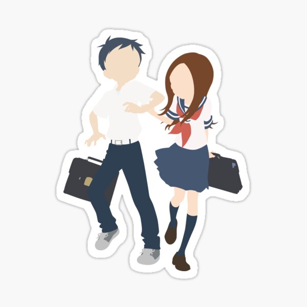 Karakai Jouzu no Takagi-san Sticker for Sale by matsumayuyu