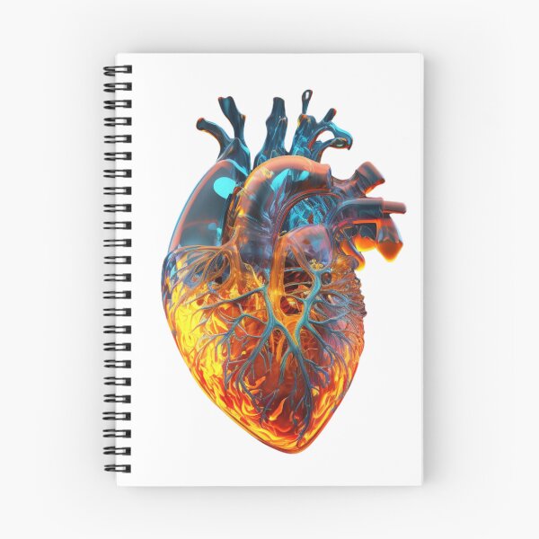 Item preview, bog hyper-realistic human heart made of fire atria and ice venturi designed and sold by Richstd.