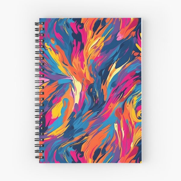 Item preview, Vibrant abstract art tiling pattern designed and sold by paulstamp.
