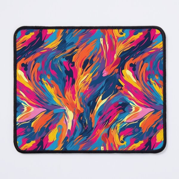 Item preview, Vibrant abstract art tiling pattern designed and sold by paulstamp.