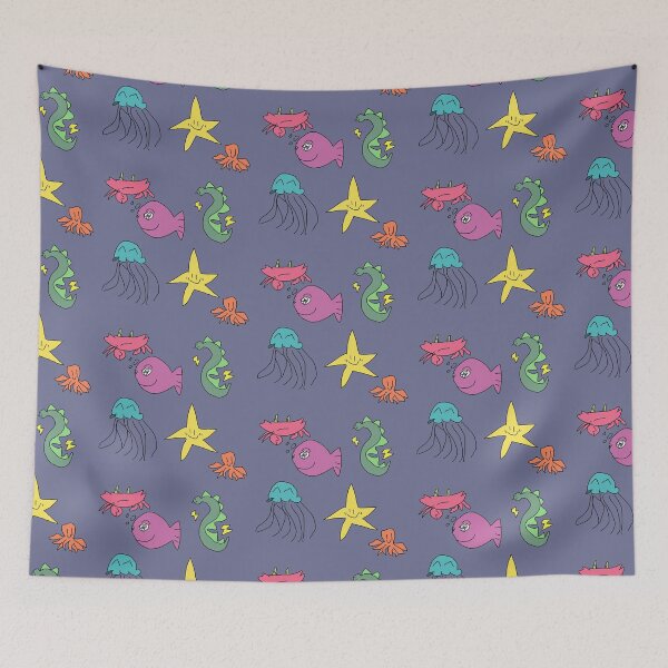 Item preview, OCEAN ANIMAL PALOOZA designed and sold by sandcatty.
